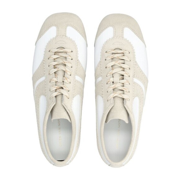 Dries Van Noten Leather Sneakers With Retro 1970S Marathon Inspiration - NWT
